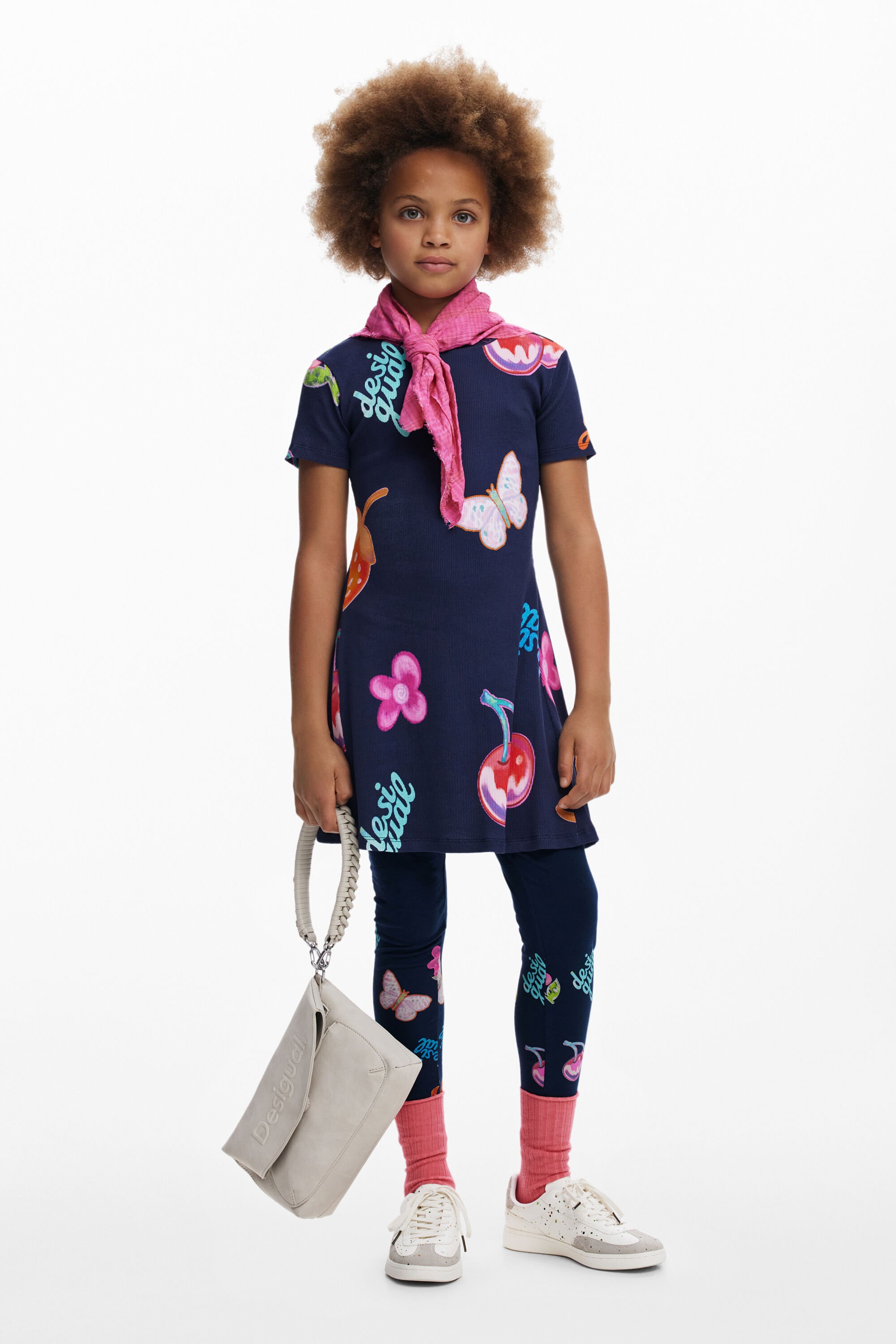 Skaterkleid mit Früchten