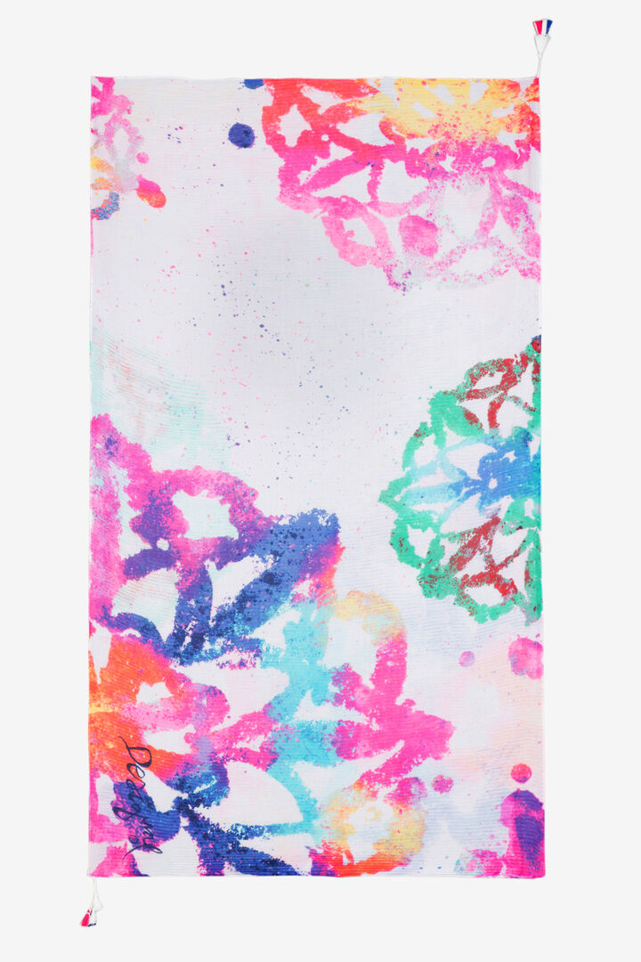 Rectangular Scarf Water Mandala | Desigual