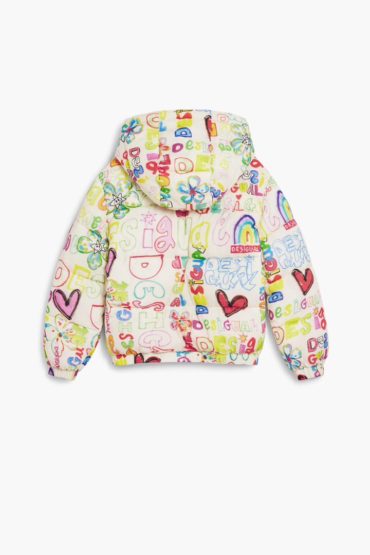 Veste matelassée avec lettering | Desigual