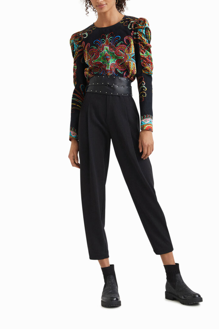 Blusa mangas abullonadas | Desigual