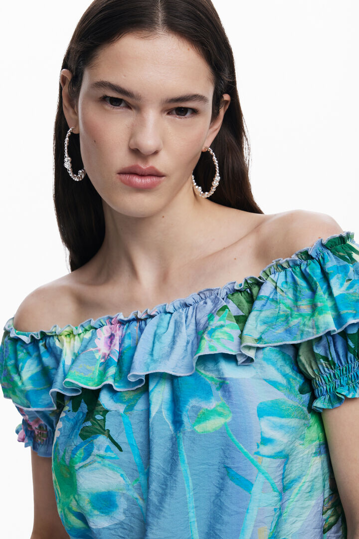 Blouse à volants | Desigual