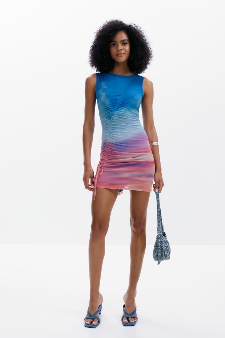 Abito senza maniche drappeggiato | Desigual