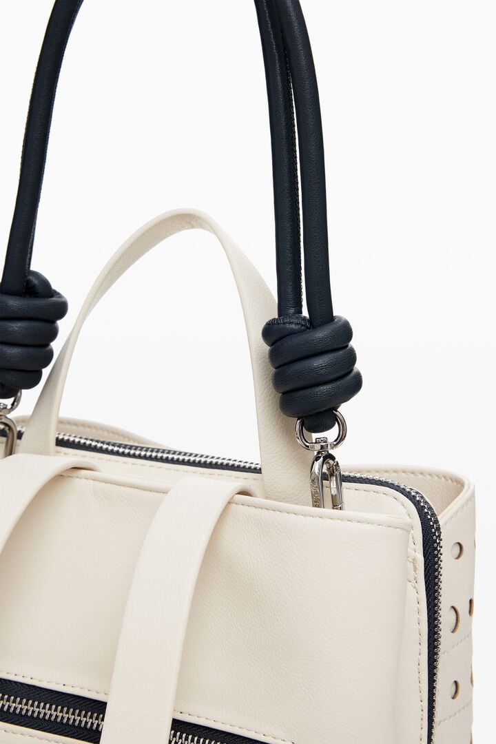 Circle pattern faux leather backpack | Desigual