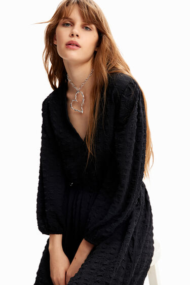 Vestit llarg textura | Desigual