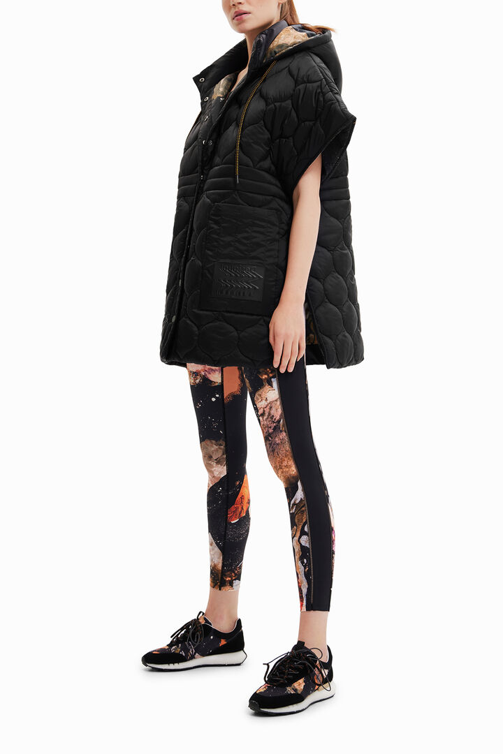 Patchwork technical poncho | Desigual