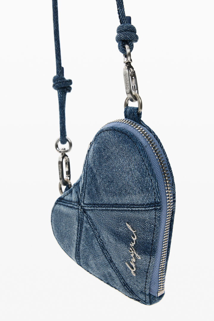 Mini heart denim wallet | Desigual