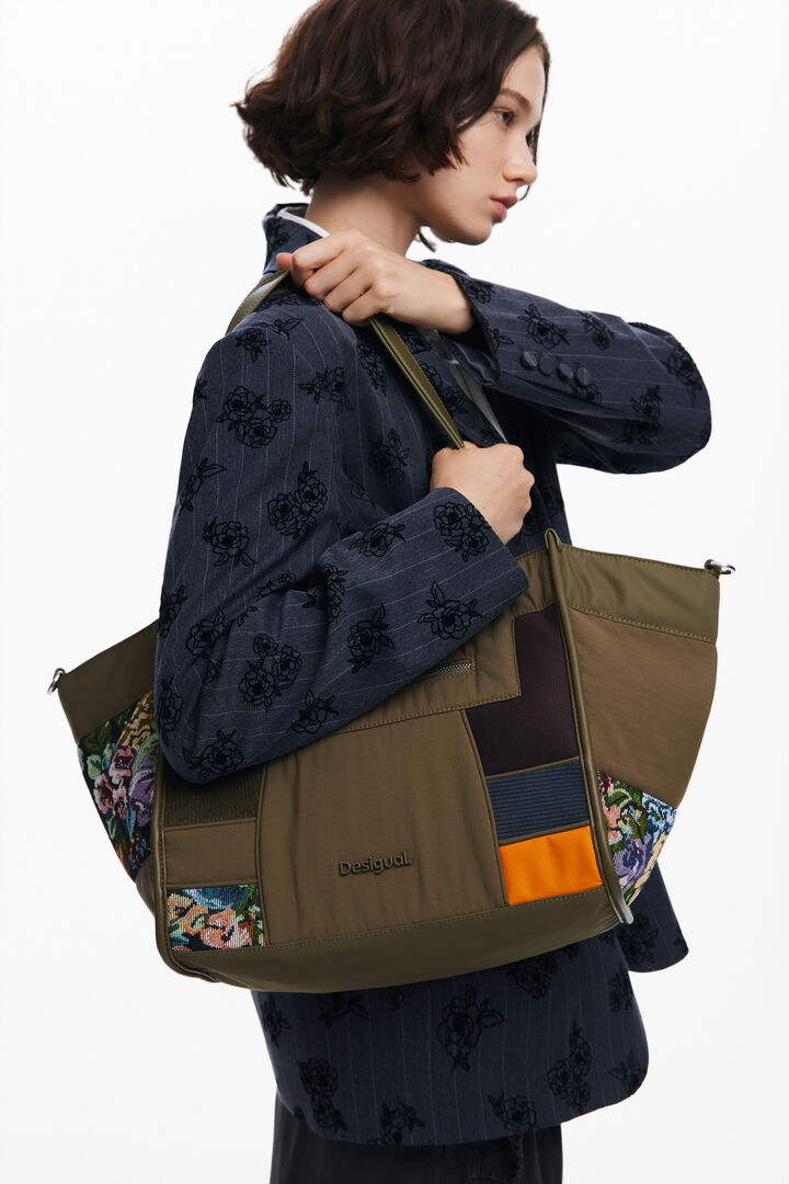 Patchwork shopper bag | Desigual