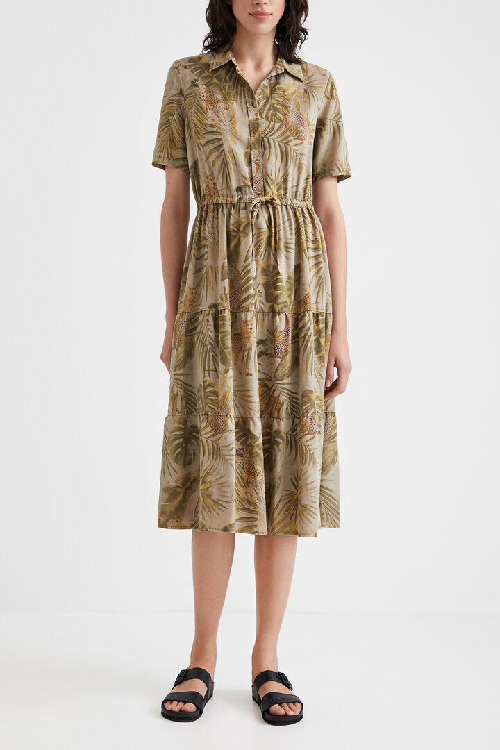 Vestido Tencel ™ camoflower | Desigual