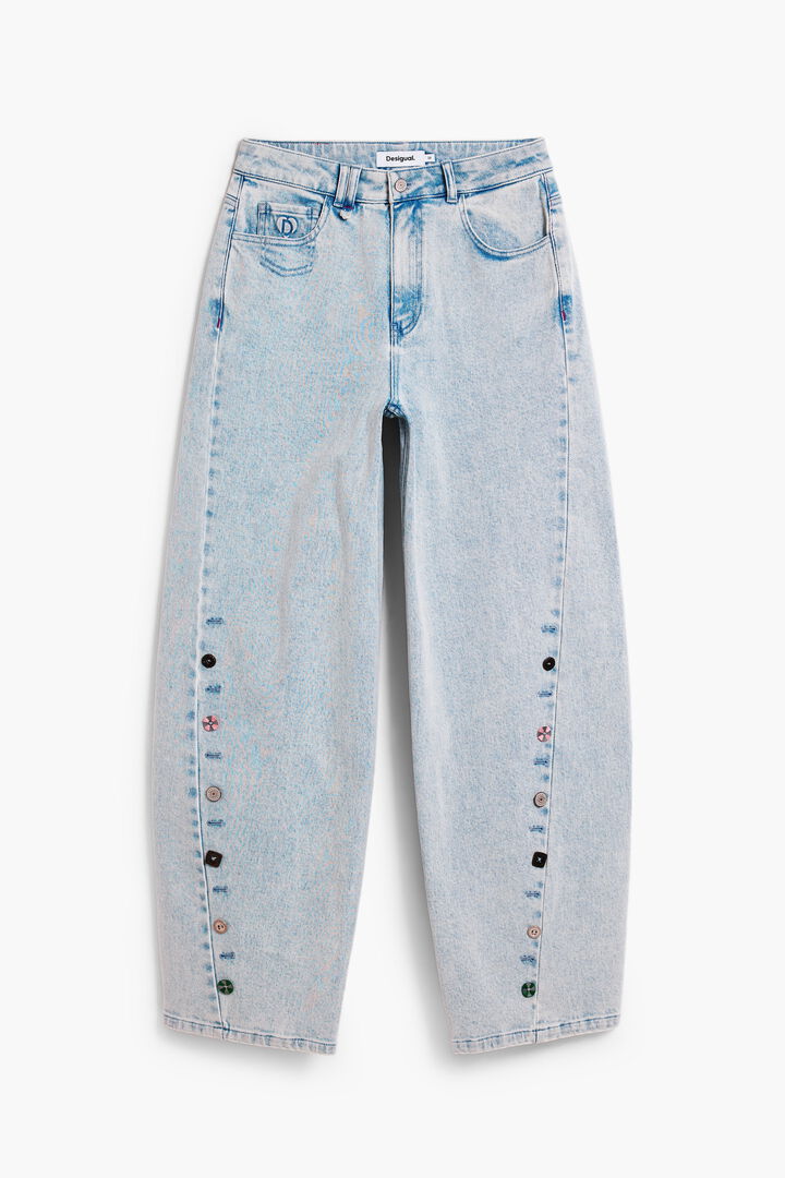 Jeans with buttons | Desigual