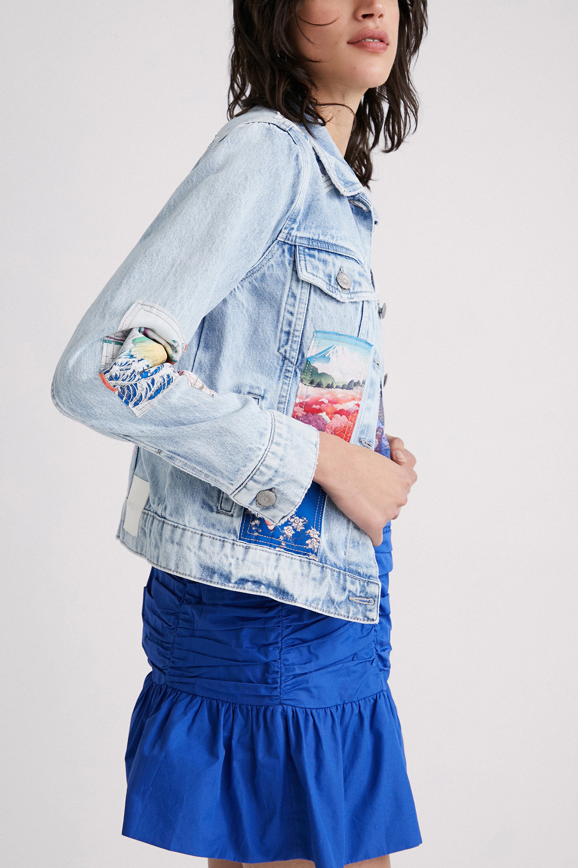 Landscape denim jacket | Desigual.com
