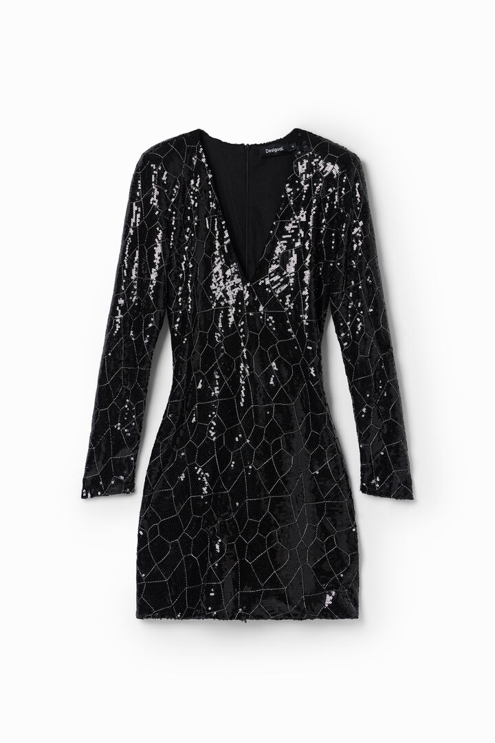 Short sequinned dress