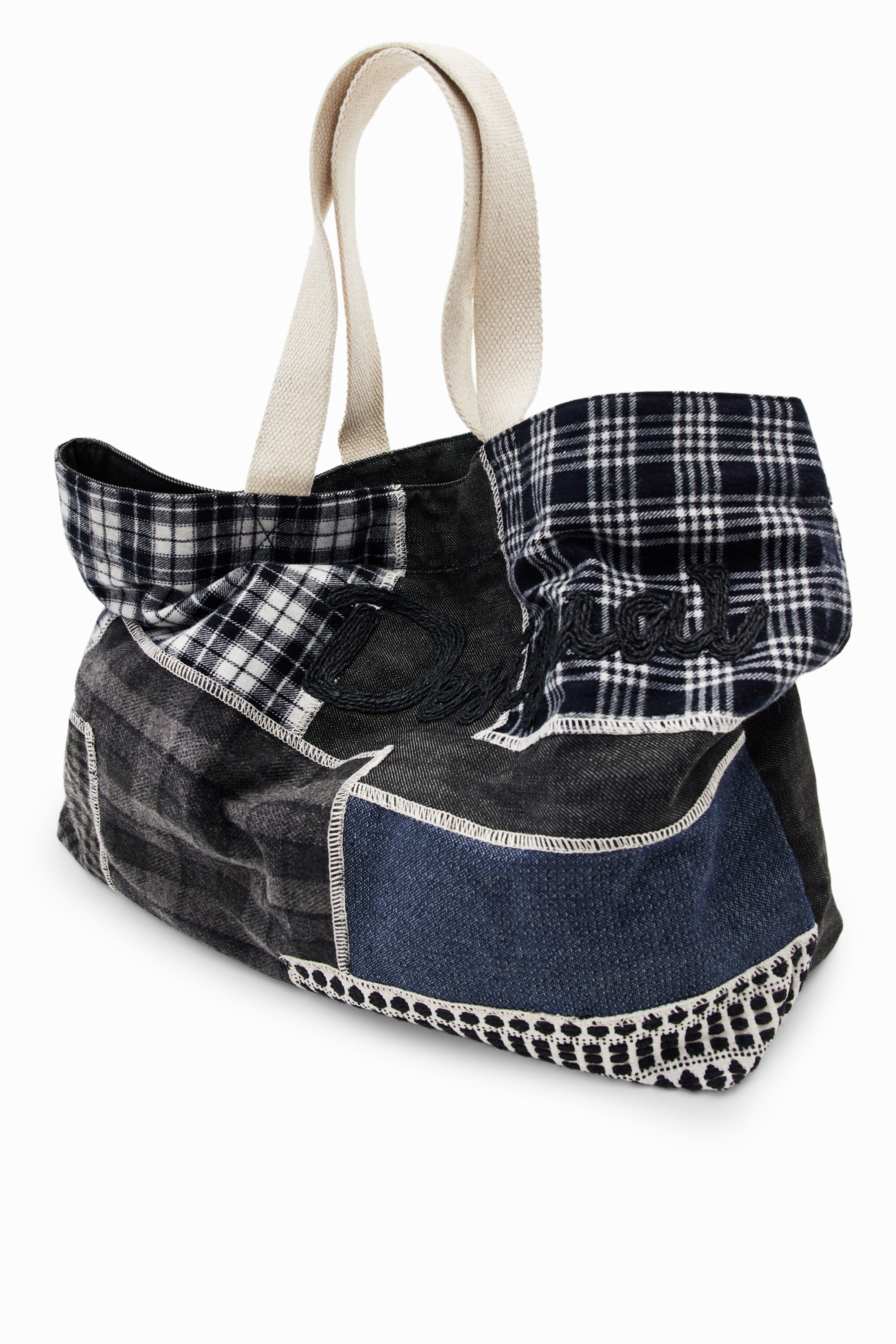 Sac shopping XL patchwork I Desigual