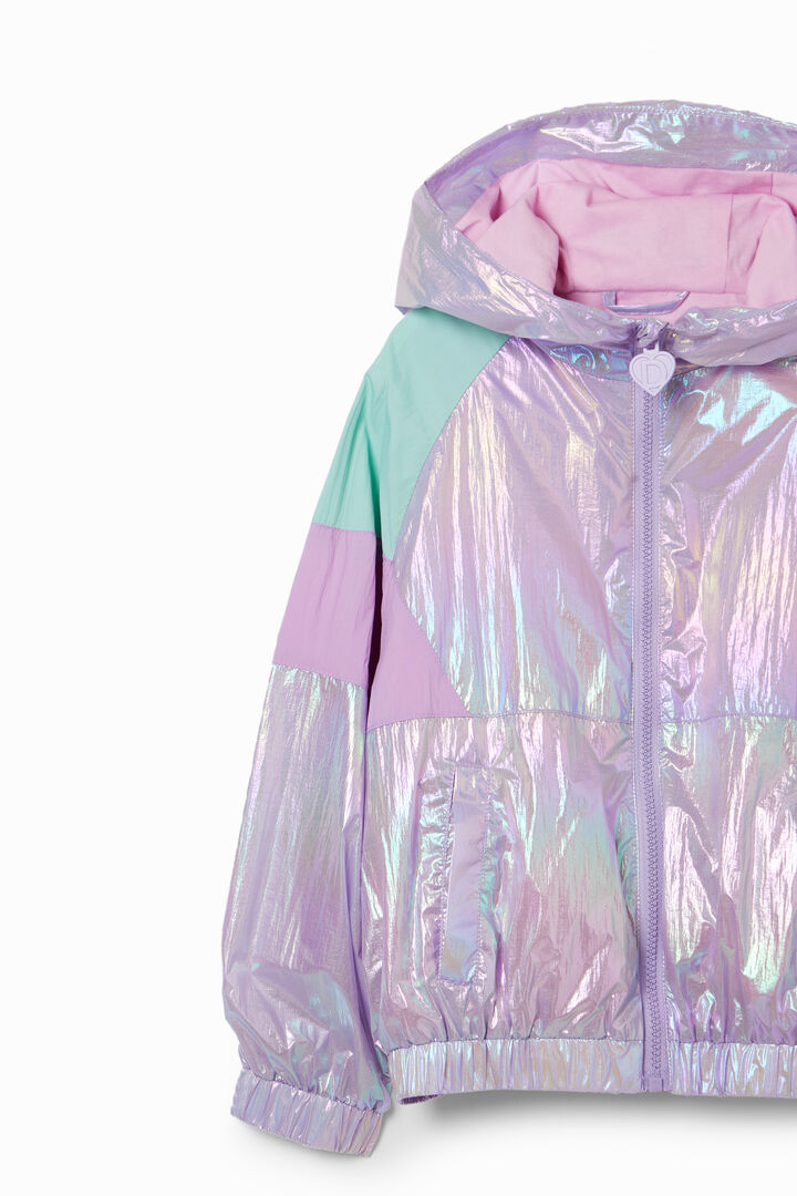 Iridescent patchwork jacket | Desigual