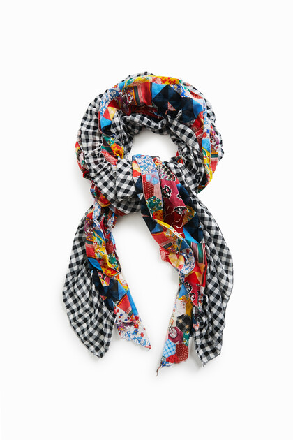 Johnson Hartig patchwork ruffle pareo