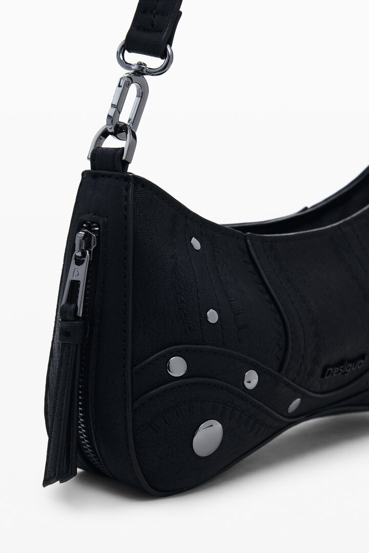 Bolso efecto piel bordados pequeño | Desigual