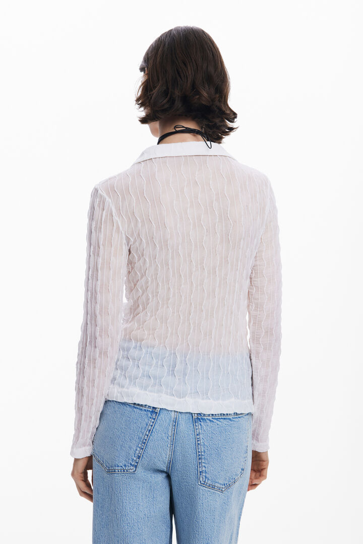 Semi-transparent T-shirt | Desigual