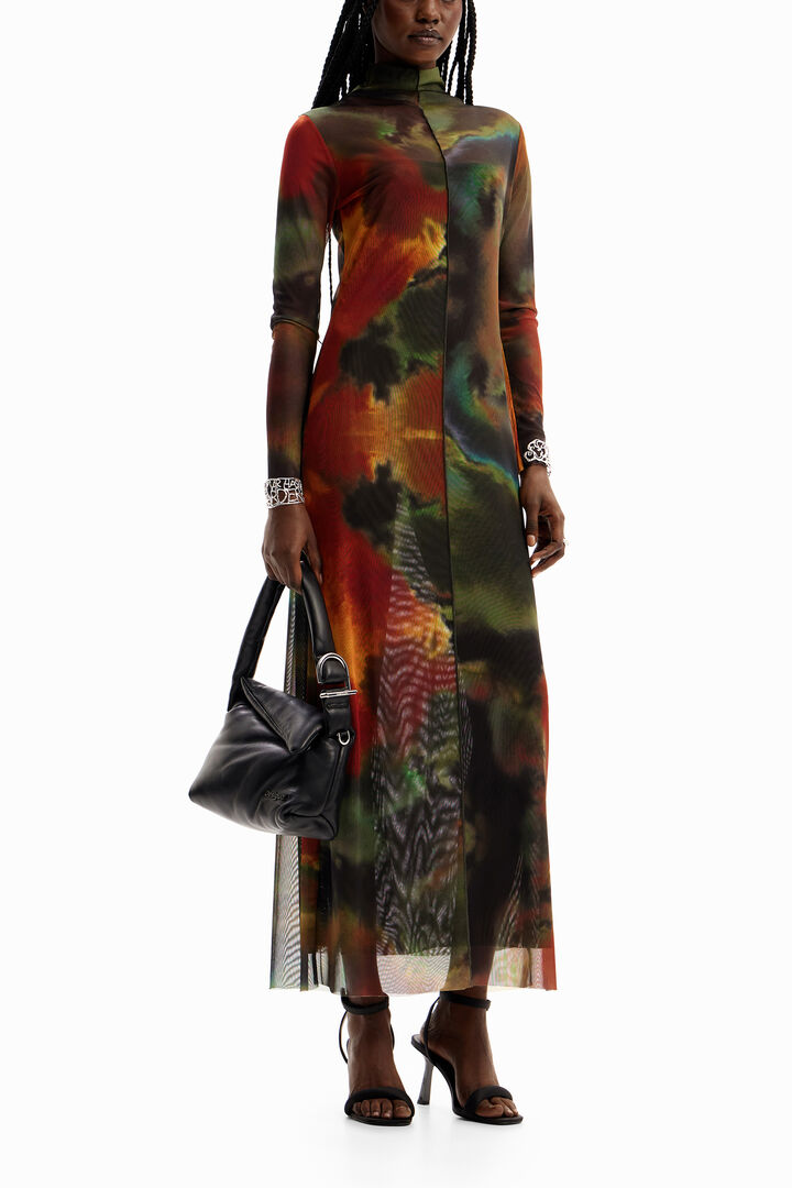 Vestit midi aquarel·la | Desigual