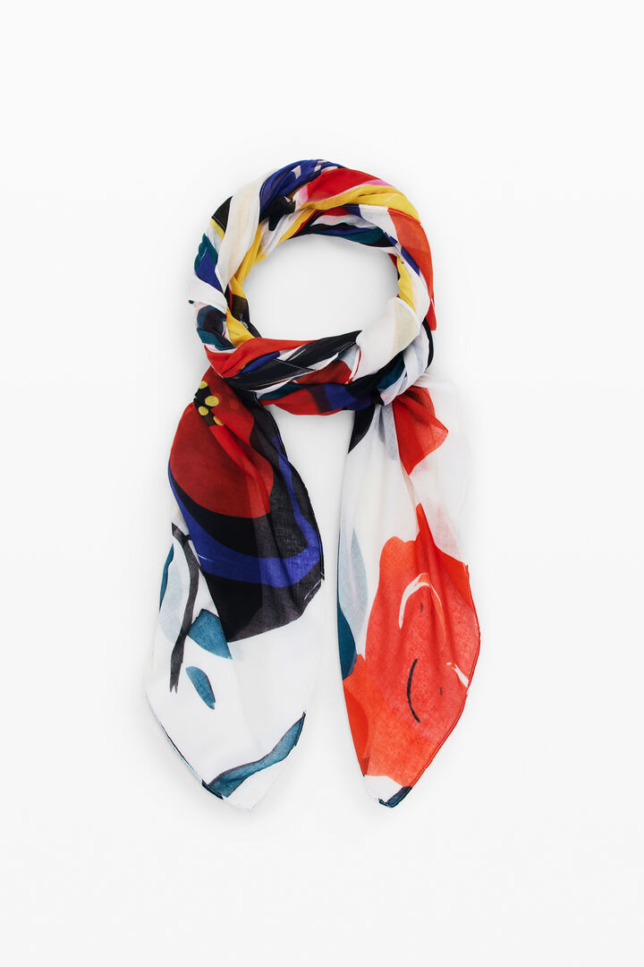 Arty floral scarf | Desigual