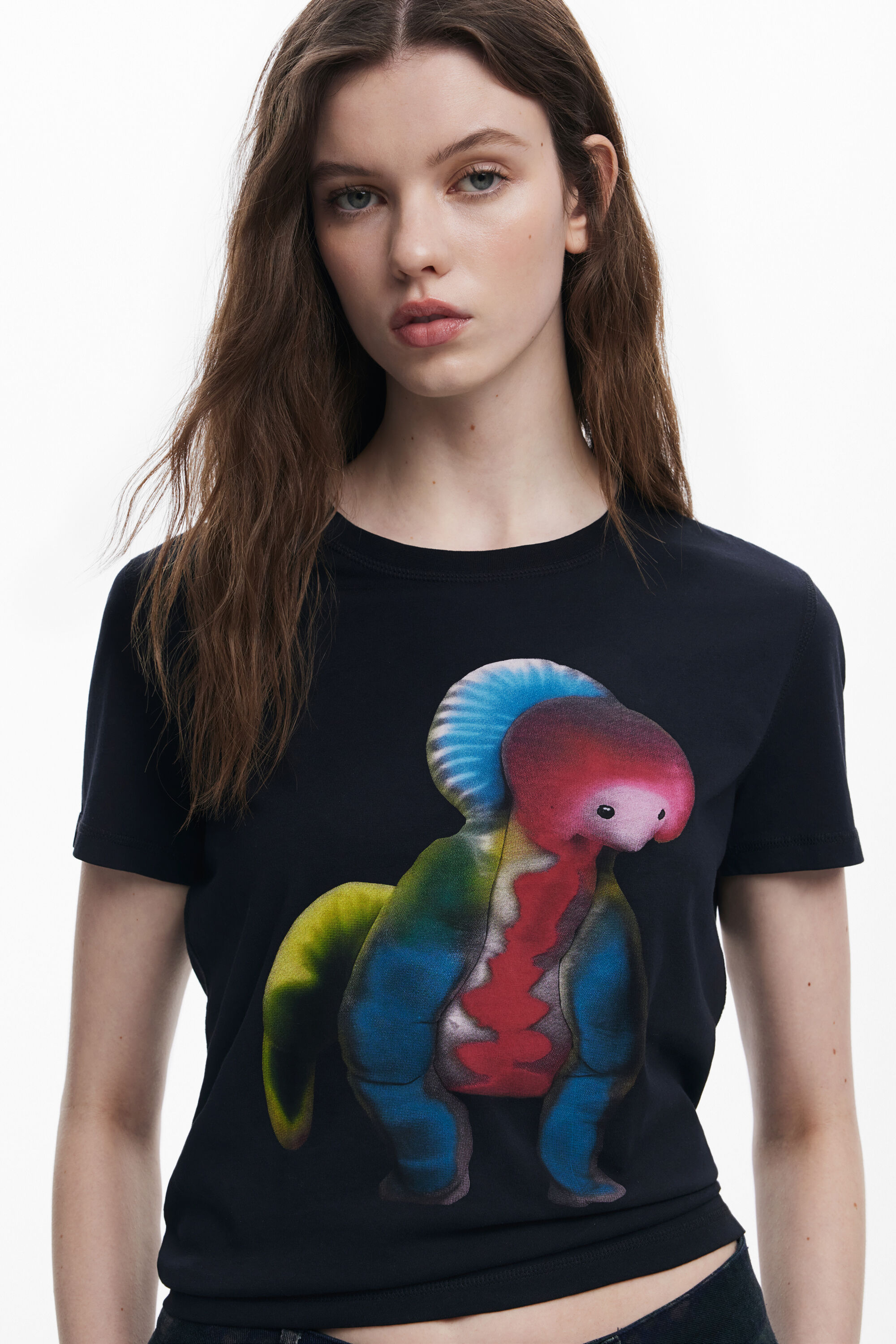 Desigual モンスター コリーナ ストラーダ Tシャツ In Black