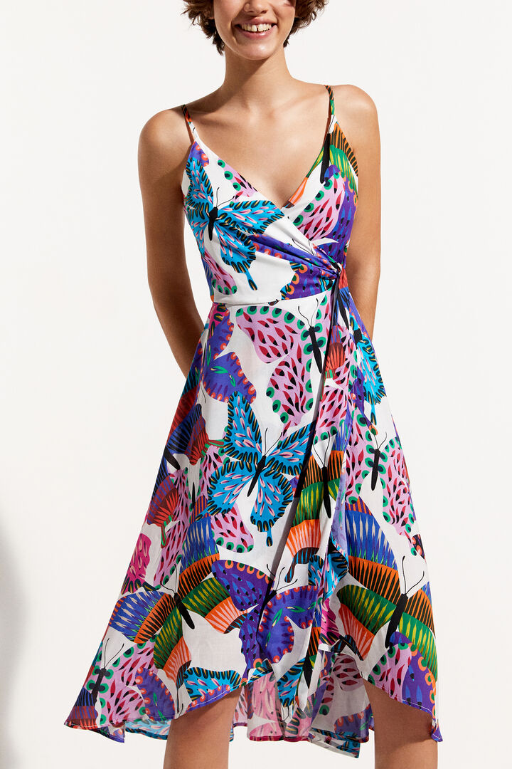 Vestito da spiaggia farfalle | Desigual