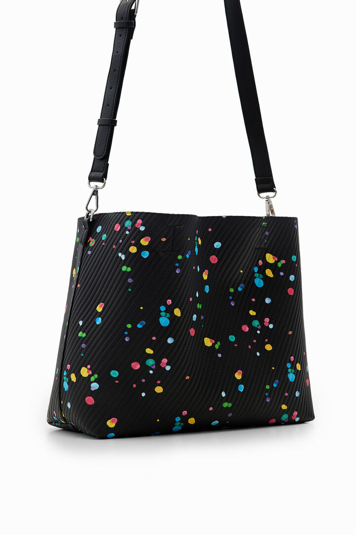 Large reversible droplets tote bag | Desigual