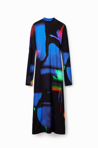 M. Christian Lacroix neon midi dress | Desigual