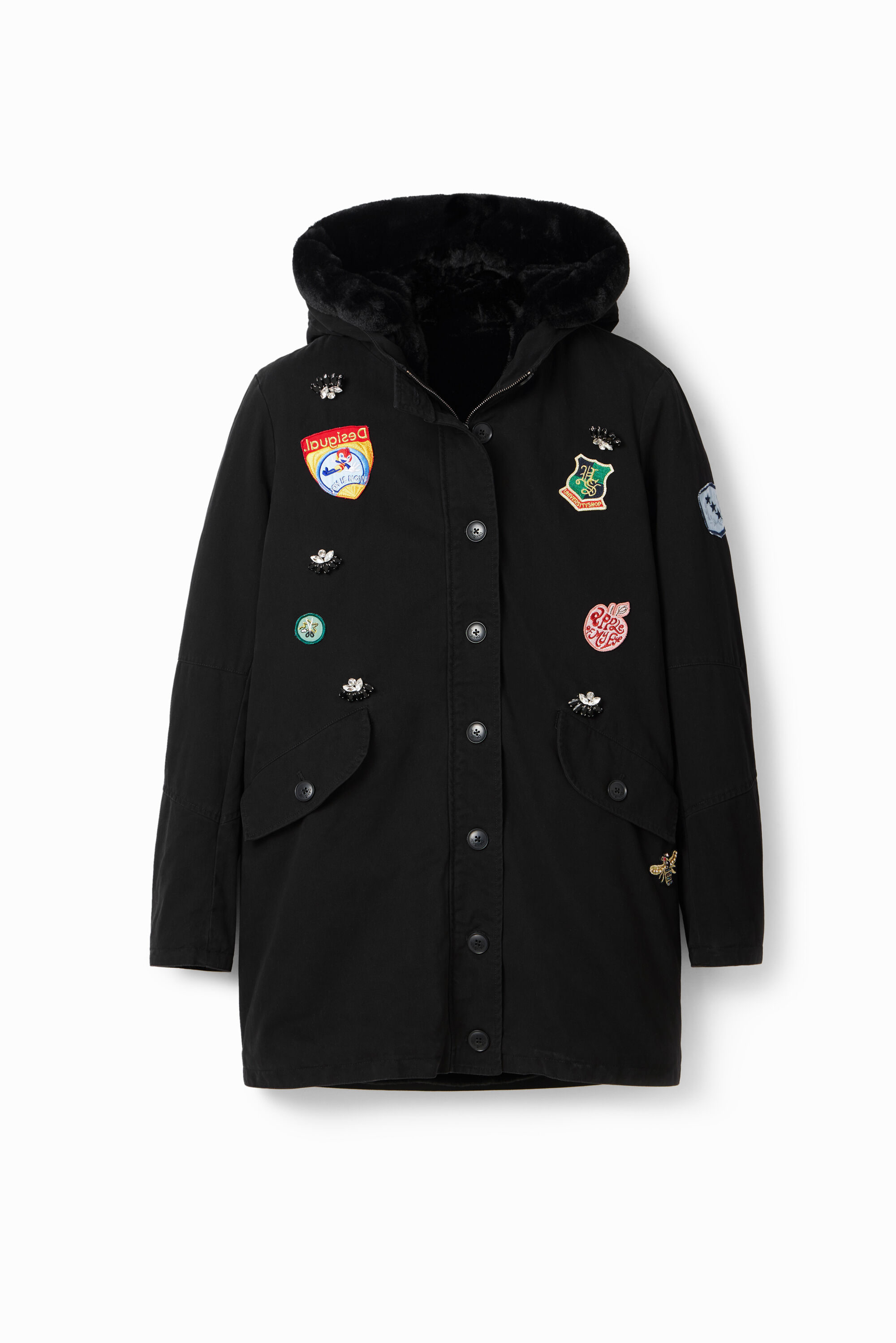 取り外し可能 ファージレ付き モッズコート | Desigual.com