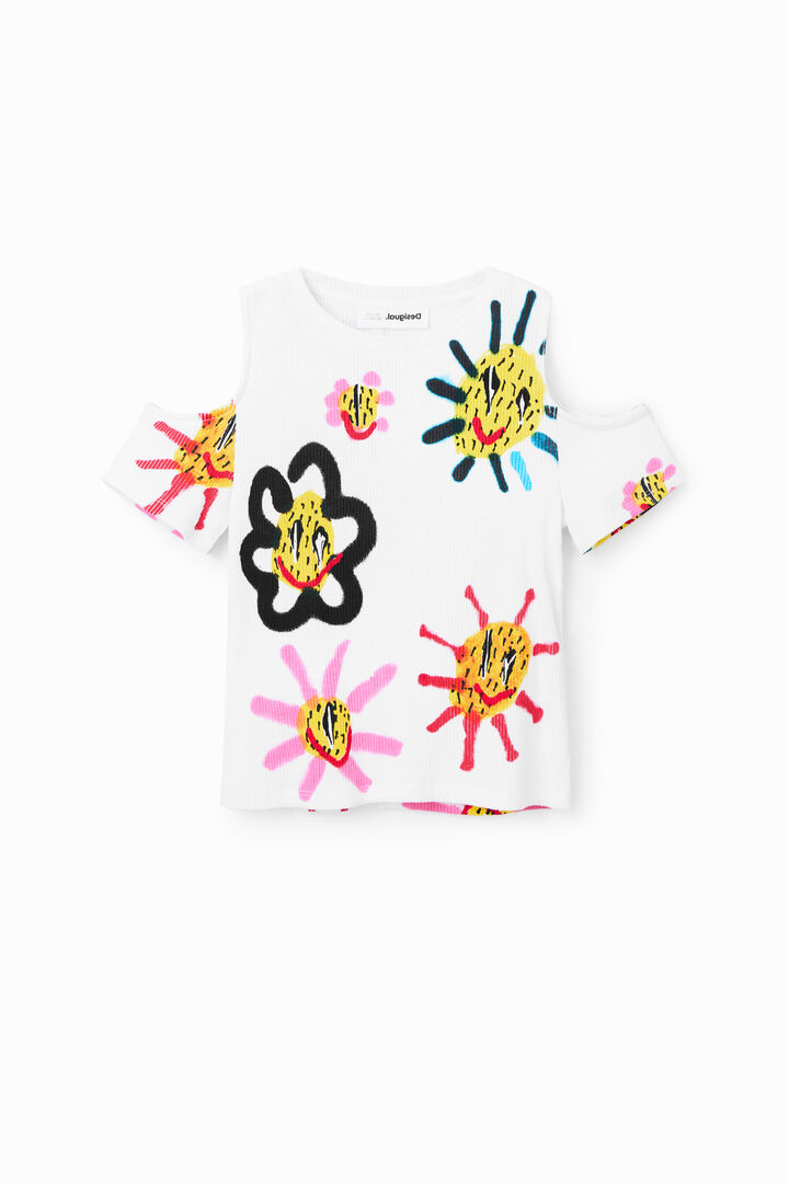 Cut-out sun T-shirt | Desigual