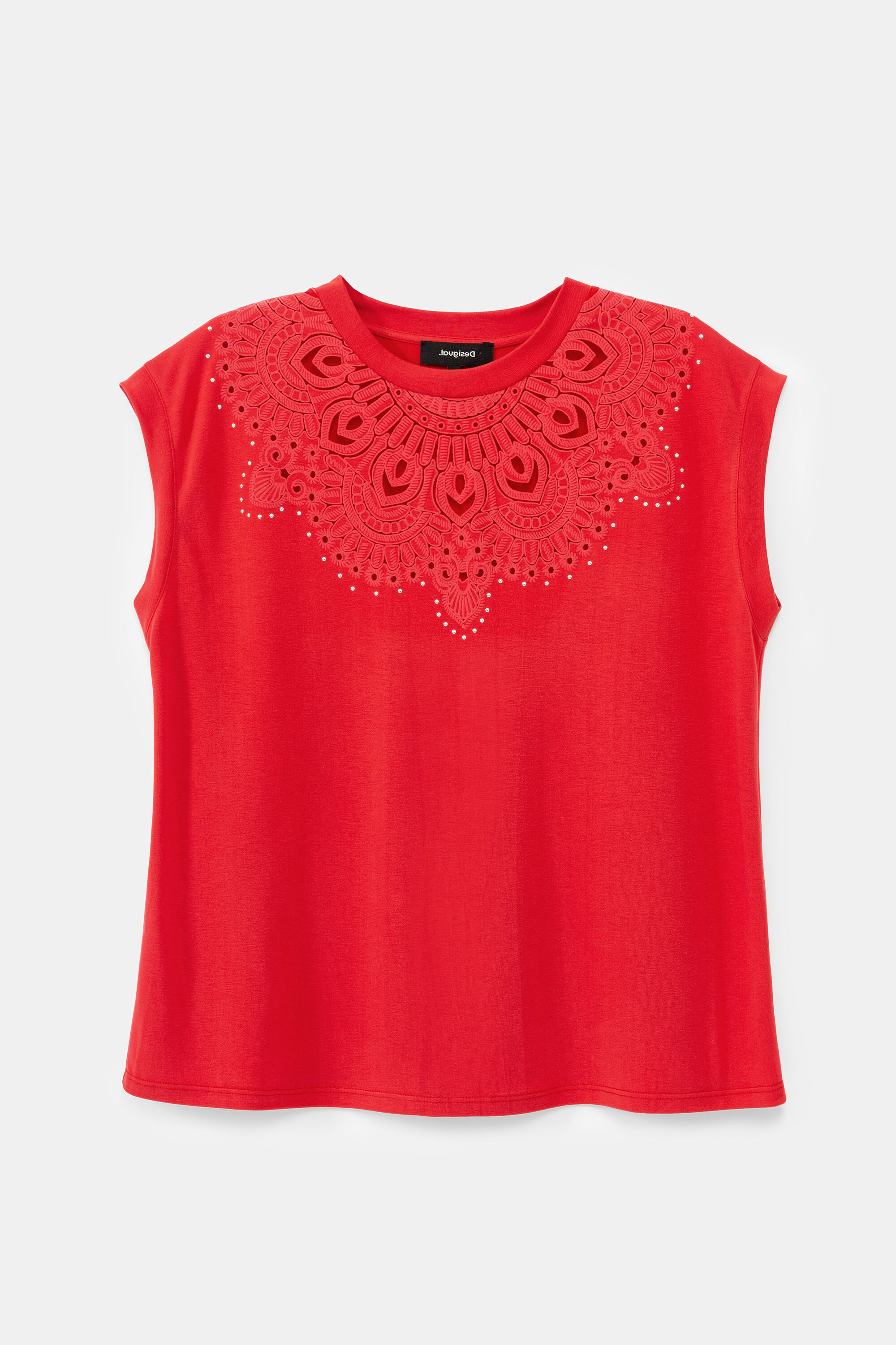 T-Shirt mit Ausstanzungen