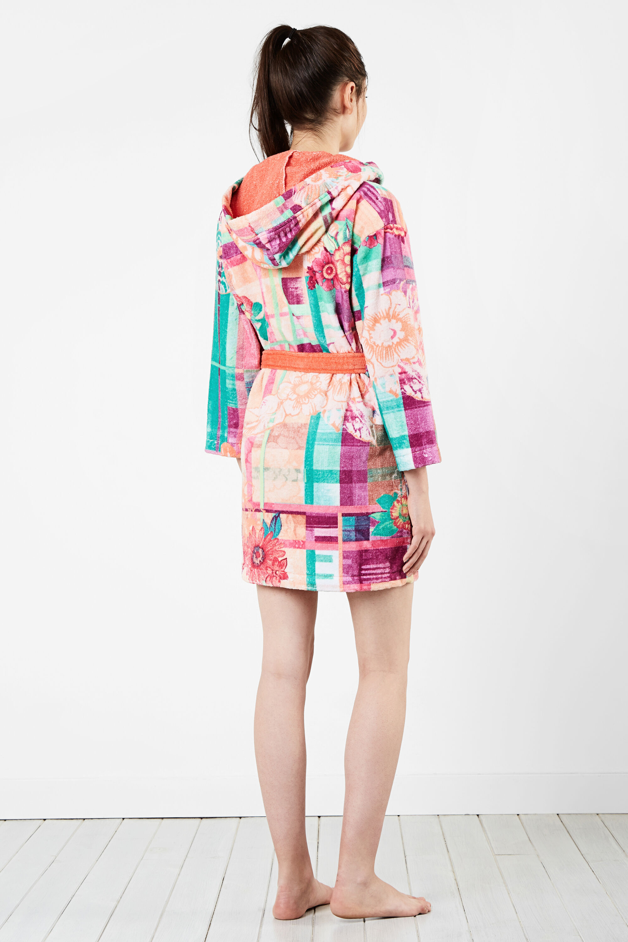 Peignoir Love Tartan