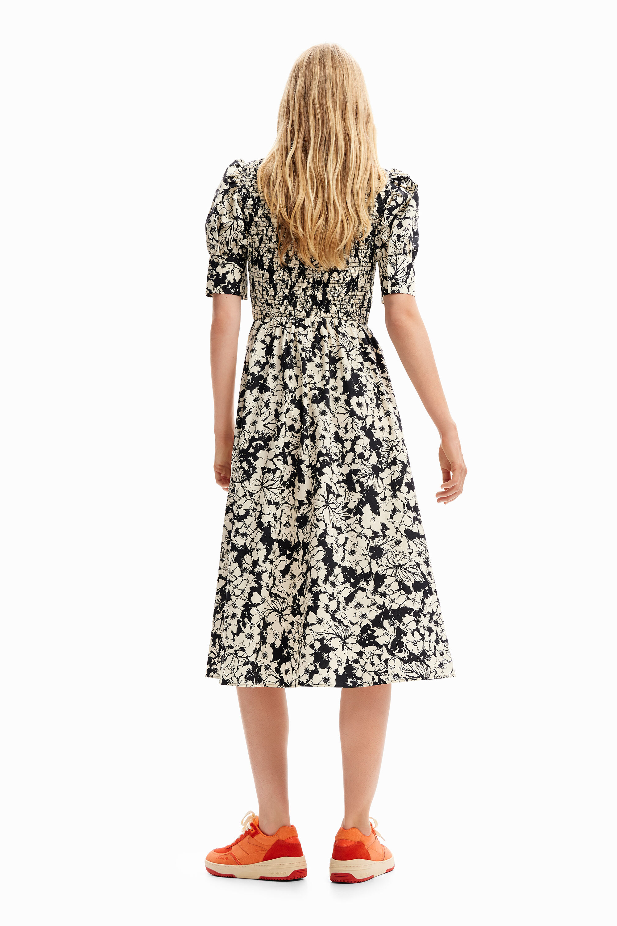Floral midi dress