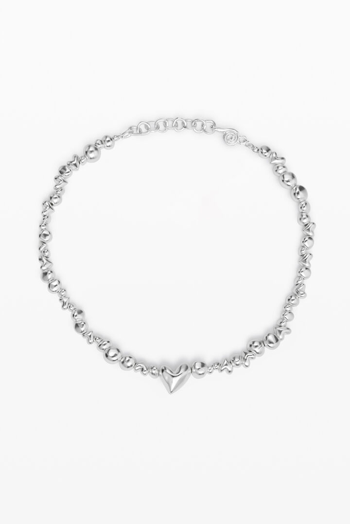 Zalio silver-plated hearts pendant | Desigual