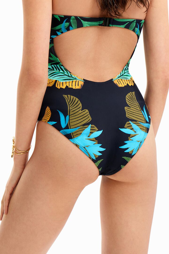 Bañador bandeau tropical | Desigual
