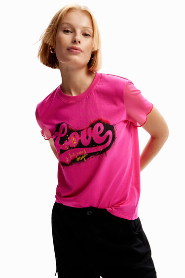 Samarreta graffiti Love | Desigual