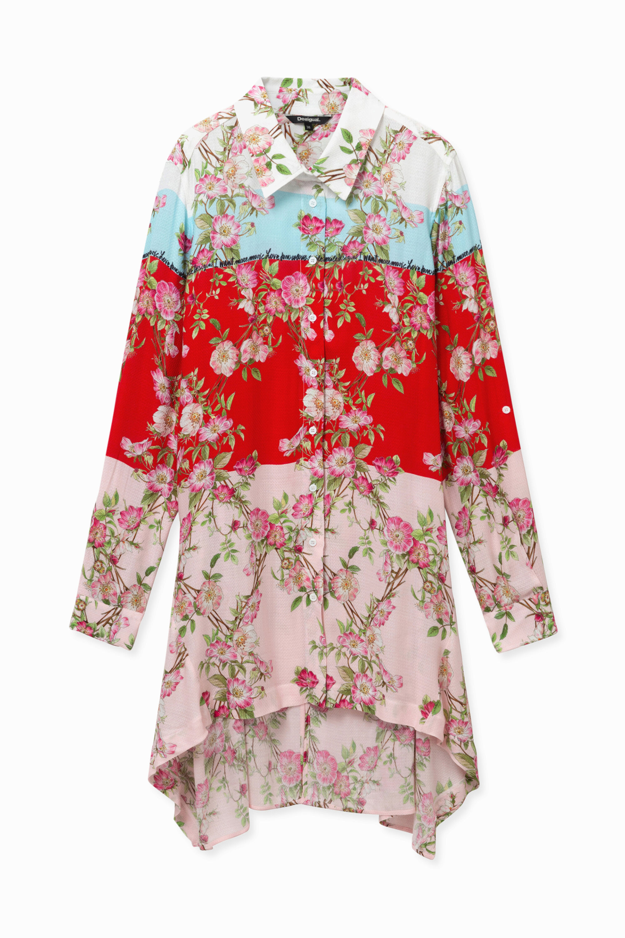 Asymmetric longline shirt Desigual