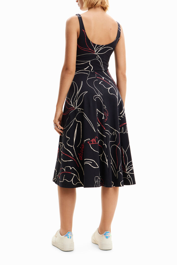 Vestit tirants punt tropical | Desigual