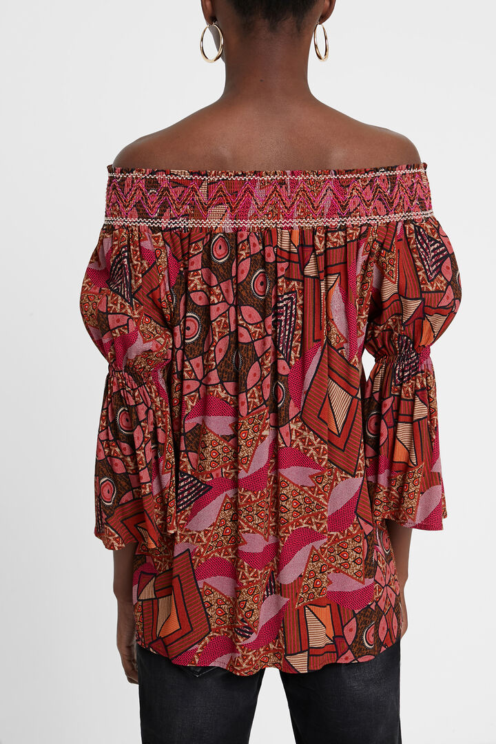 Boho off-shoulder blouse | Desigual