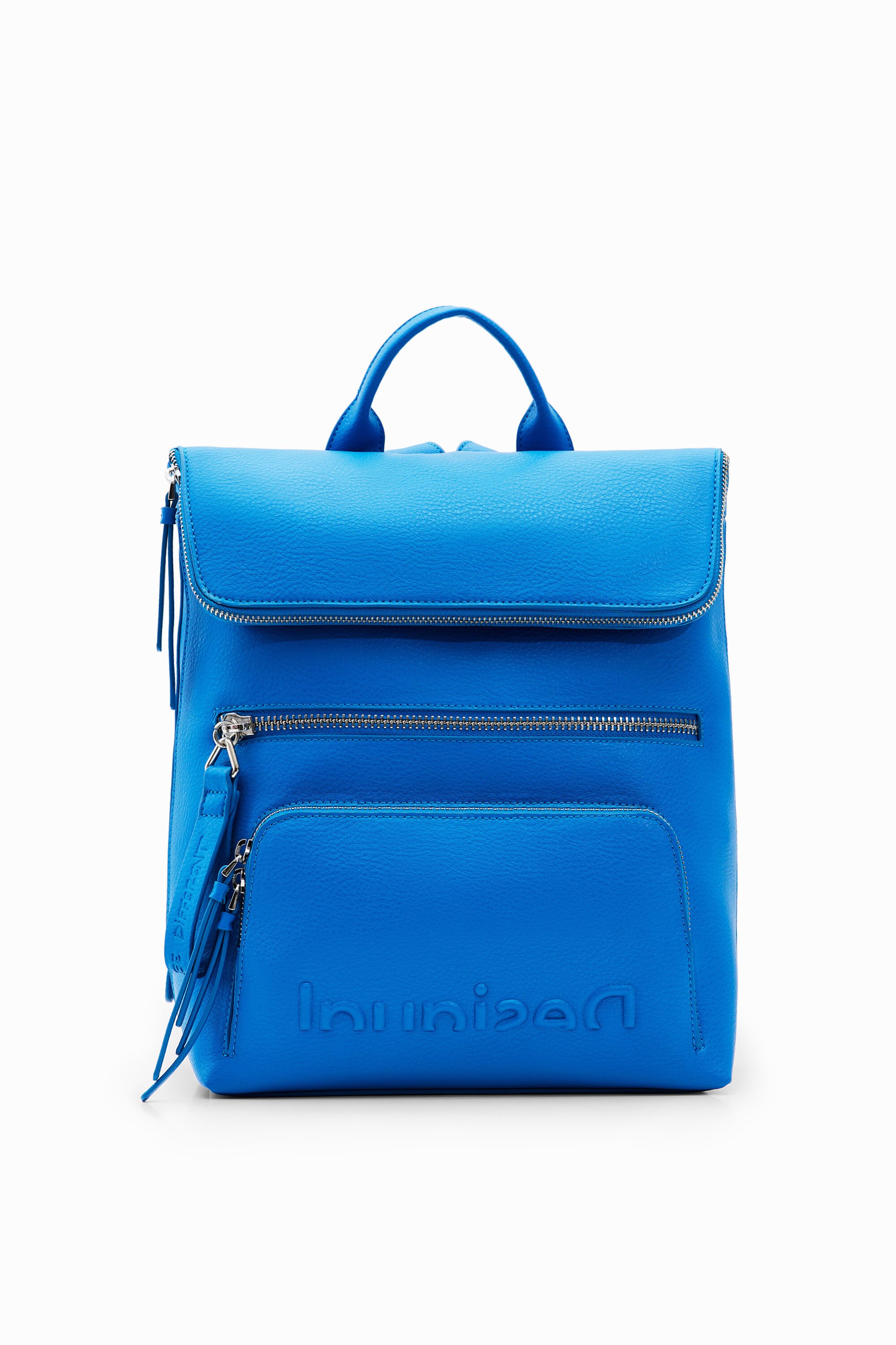 Mochila azul shop desigual