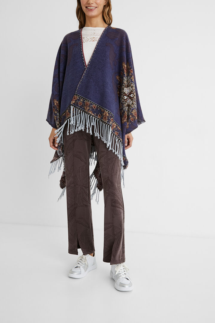 Poncho réversible tapis | Desigual