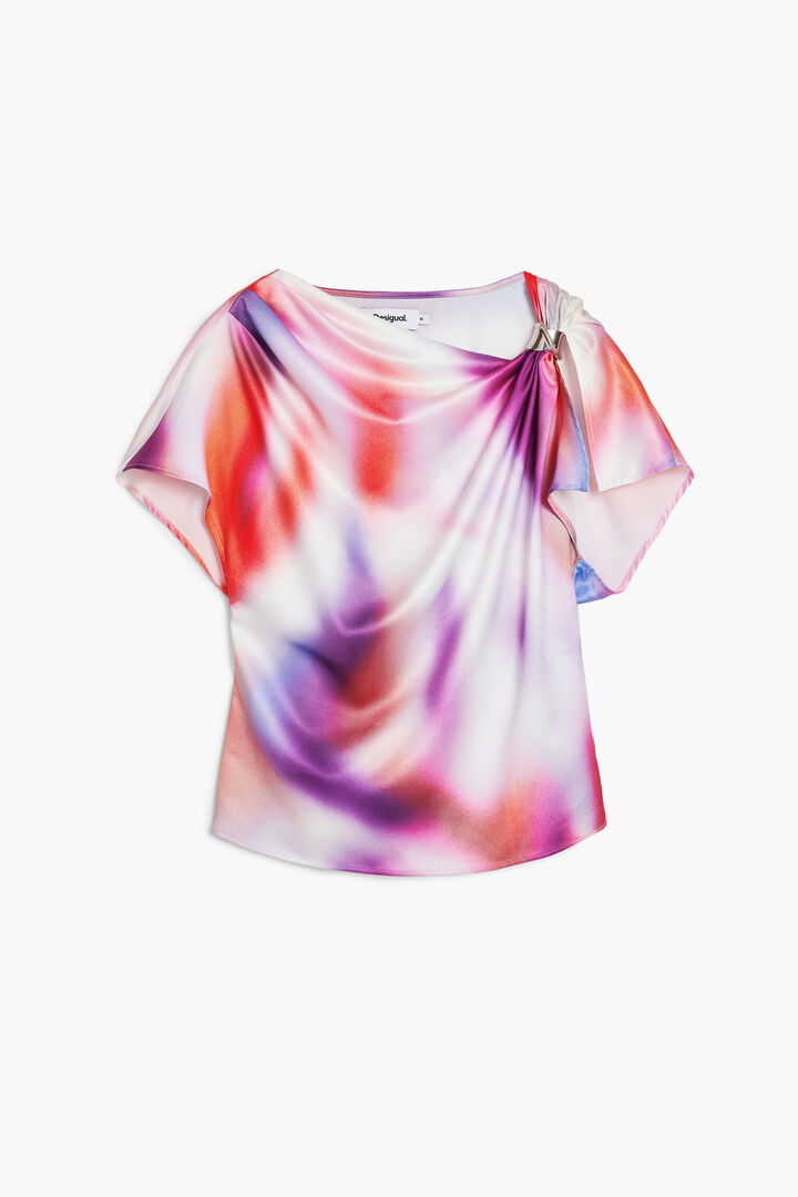 Ombre draped blouse | Desigual