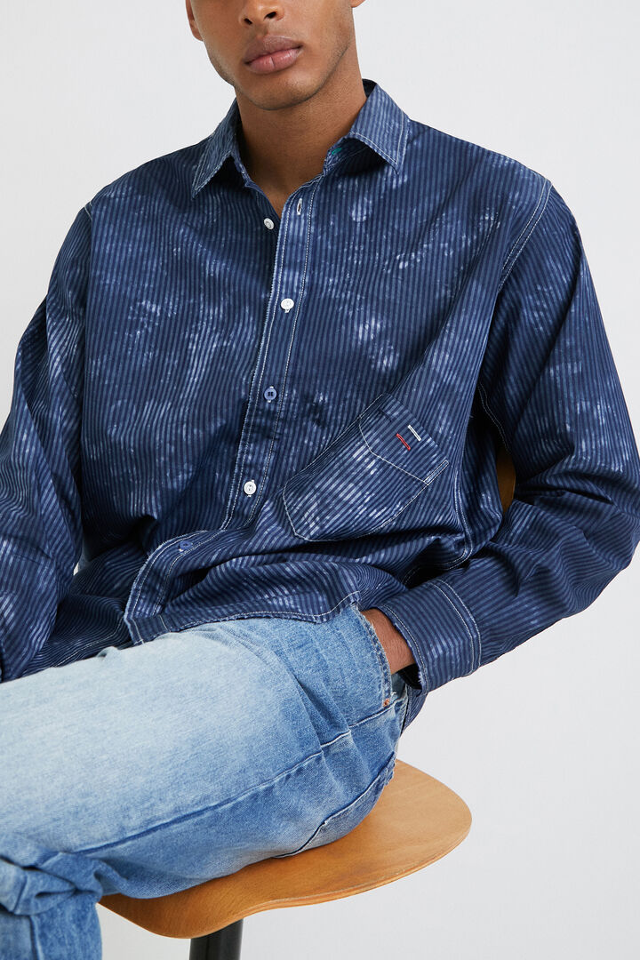 Camisa rayas tie-dye | Desigual