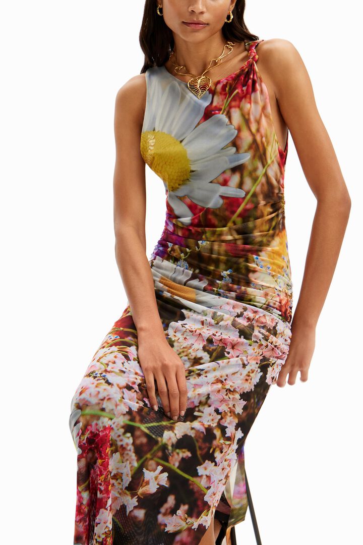 Floral midi dress | Desigual