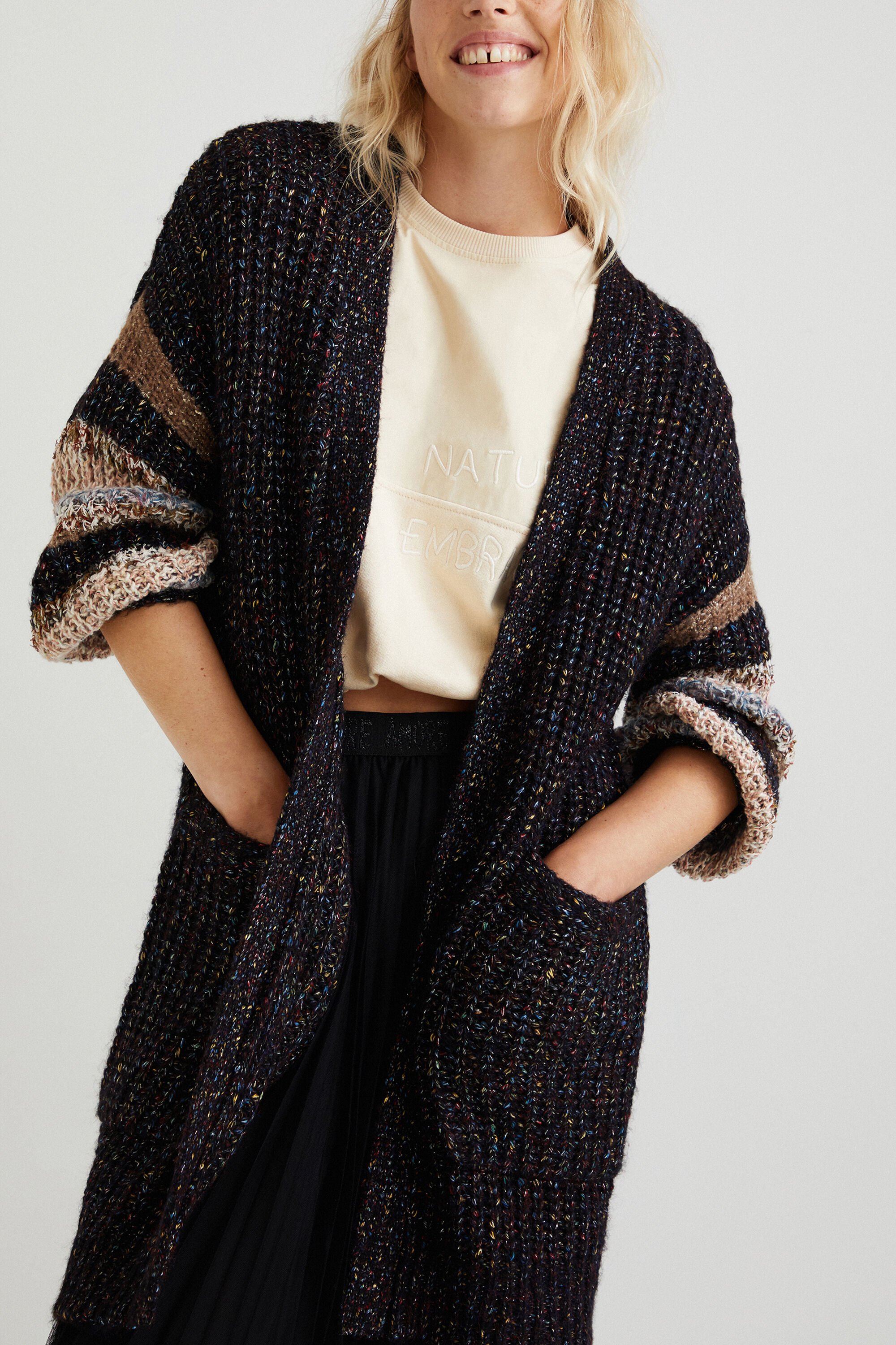 Zalando Offene Cardigans Studio Untold OFFENE FORM Cardigan Pink