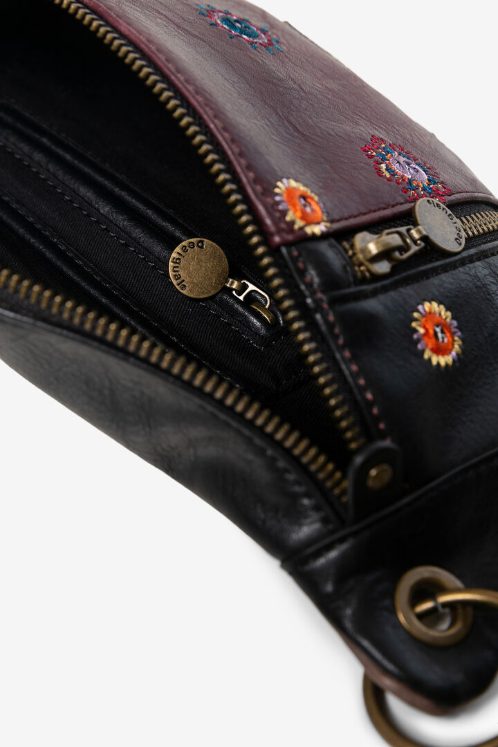 Bicolour synthetic leather bum bag | Desigual