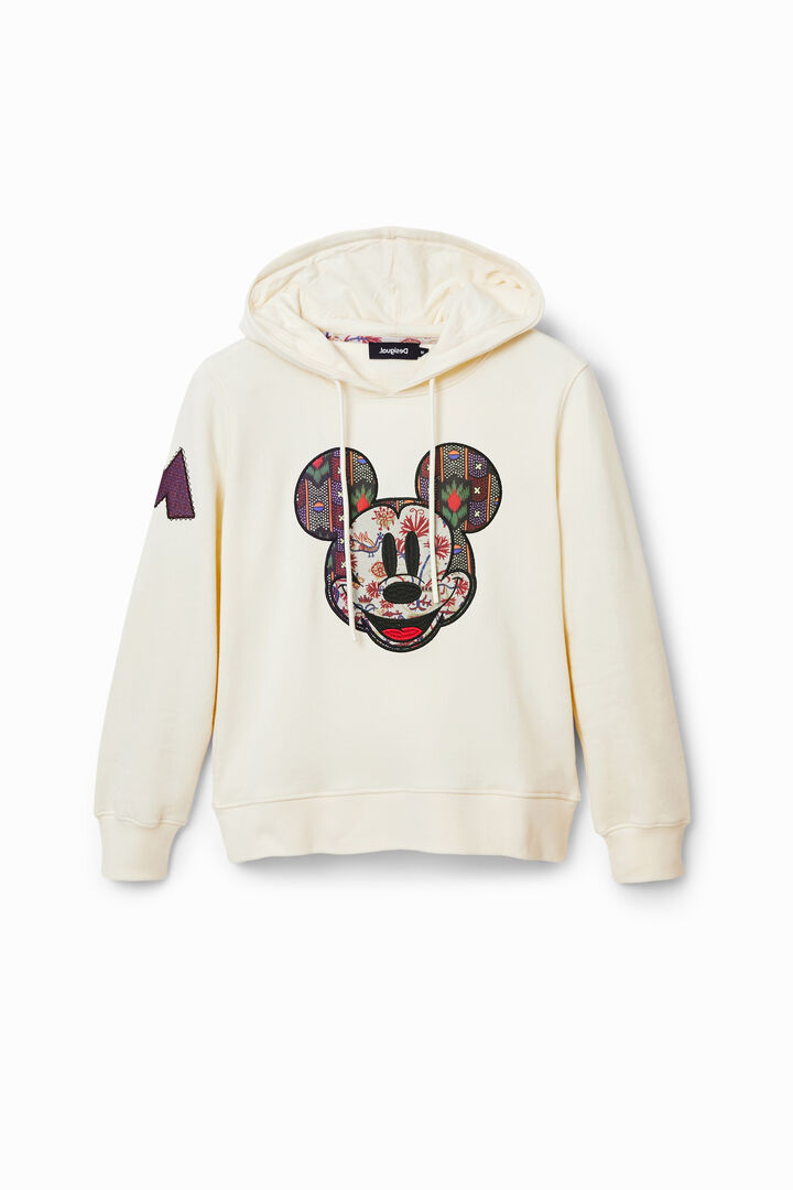 Mikina s velkou nášivkou Mickey Mouse | Desigual