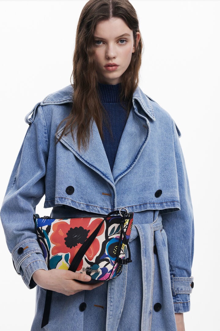 Stredná kvetinová crossbody taška | Desigual