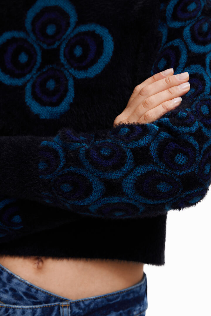 Jersey estampado geométrico retro | Desigual