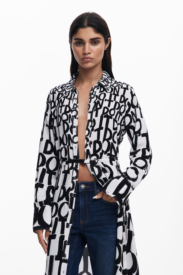 Lettering midi dress | Desigual