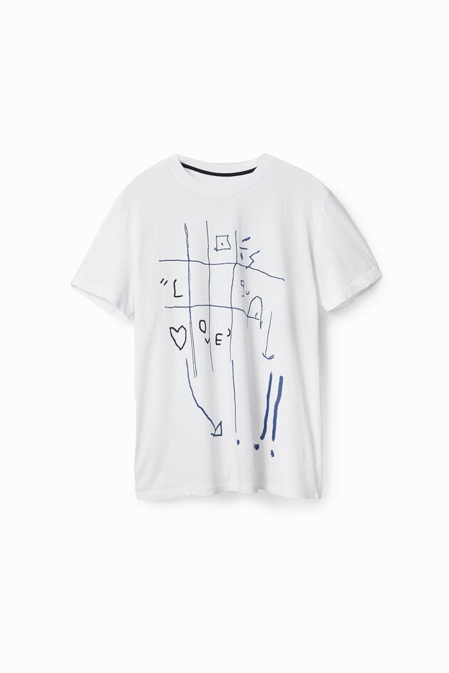 T-shirt manga curta love