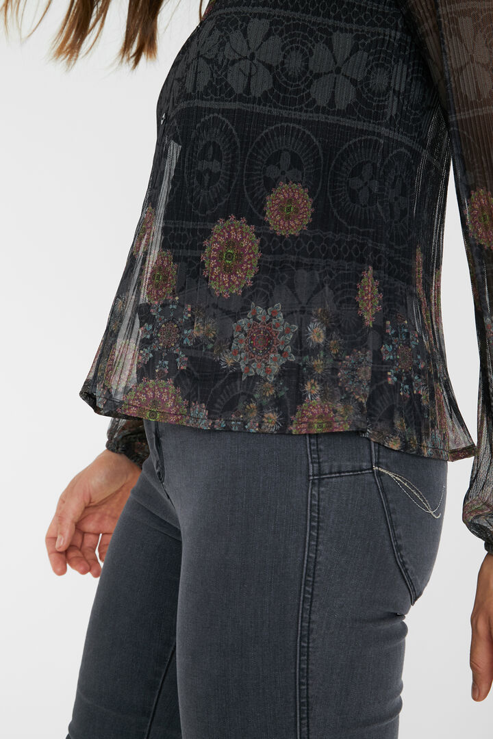 Camicia plissettata mandala | Desigual